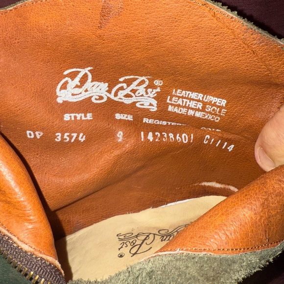 Dan Post Beautifully Embroidered Leather Ankle Boots size 9 - Picture 11 of 11